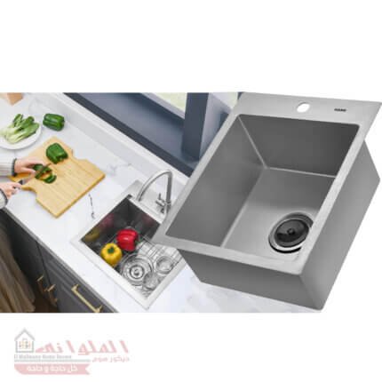 حوض مطبخ كوري هاند ميد هانز 51*46